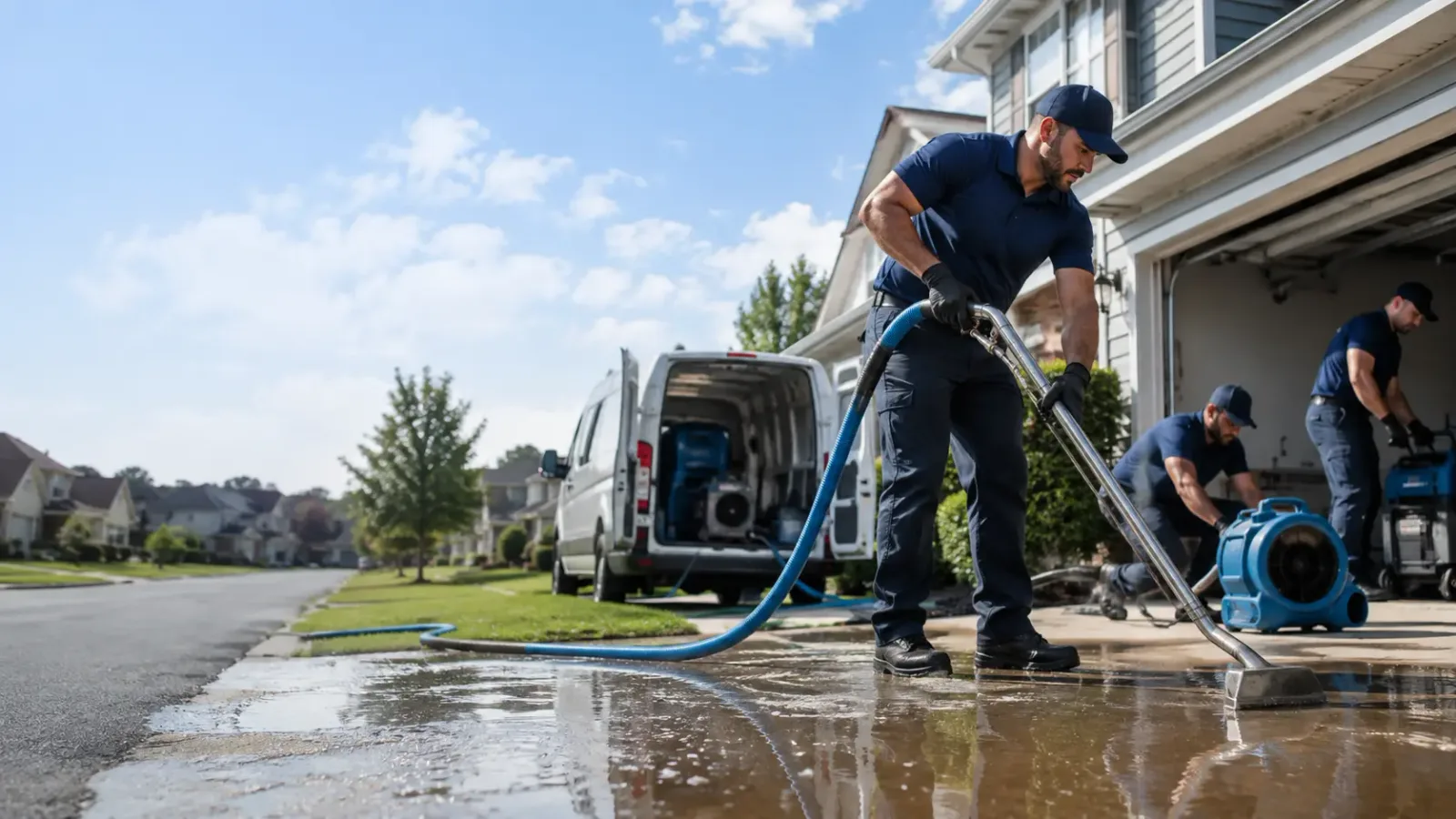Flood Damage Restoration in Helm, CA